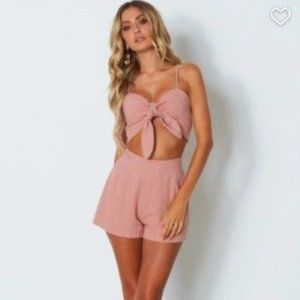 High Tides Crop Terracotta Rose